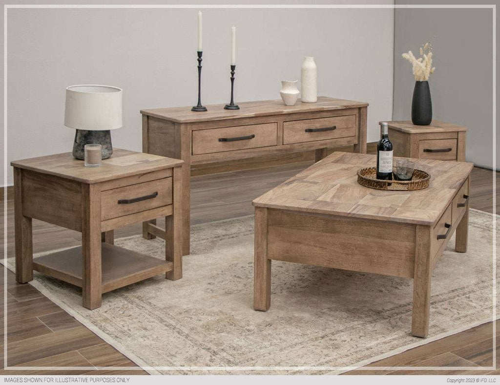 NATURAL PAROTA OCCASIONAL TABLE SET - The Rustic Mile