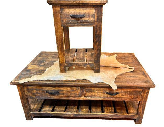 RUSTIC CANYON COFFEE TABLE SET DARK - The Rustic Mile