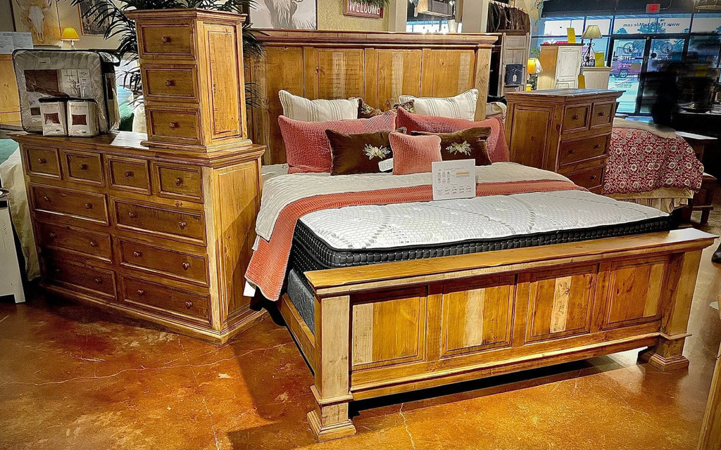 BRENHAM BEDROOM SET MAPLE - The Rustic Mile