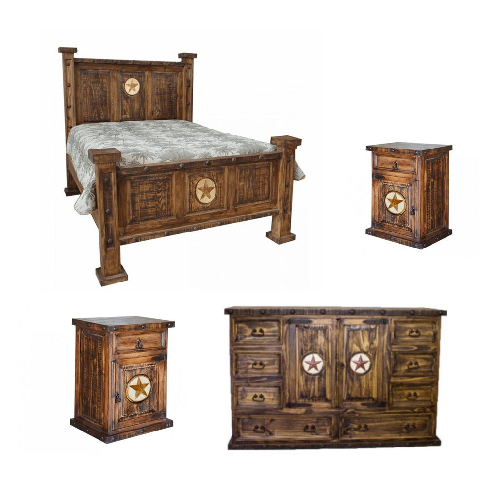 RUSTIC OASIS MARBLE BEDROOM SET - The Rustic Mile