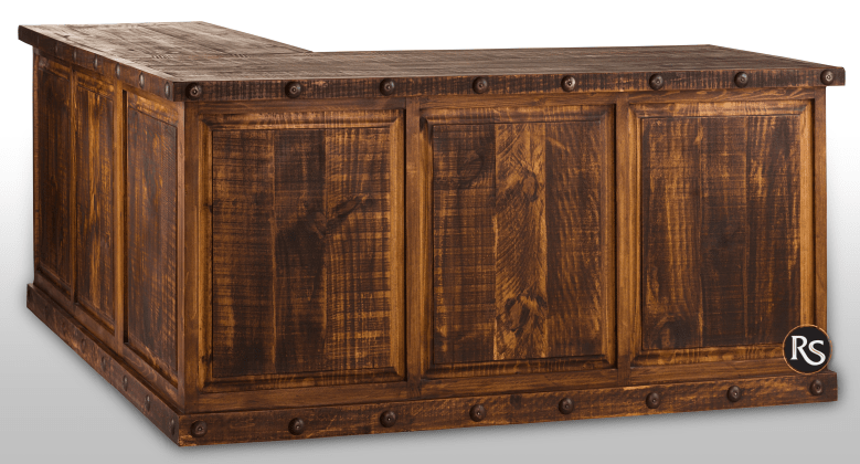 RUSTIC "L" SHAPED DESK - The Rustic Mile